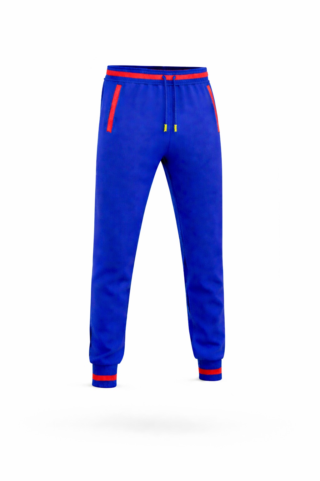 Men's Designer Blue Red Tech Fleece Tracksuit Set - Image 4